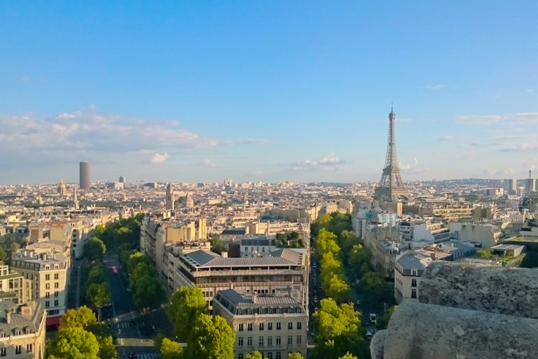 Paris is always a good idea! View from Arc Triomphe