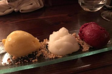 Guze Bistro sorbet guze