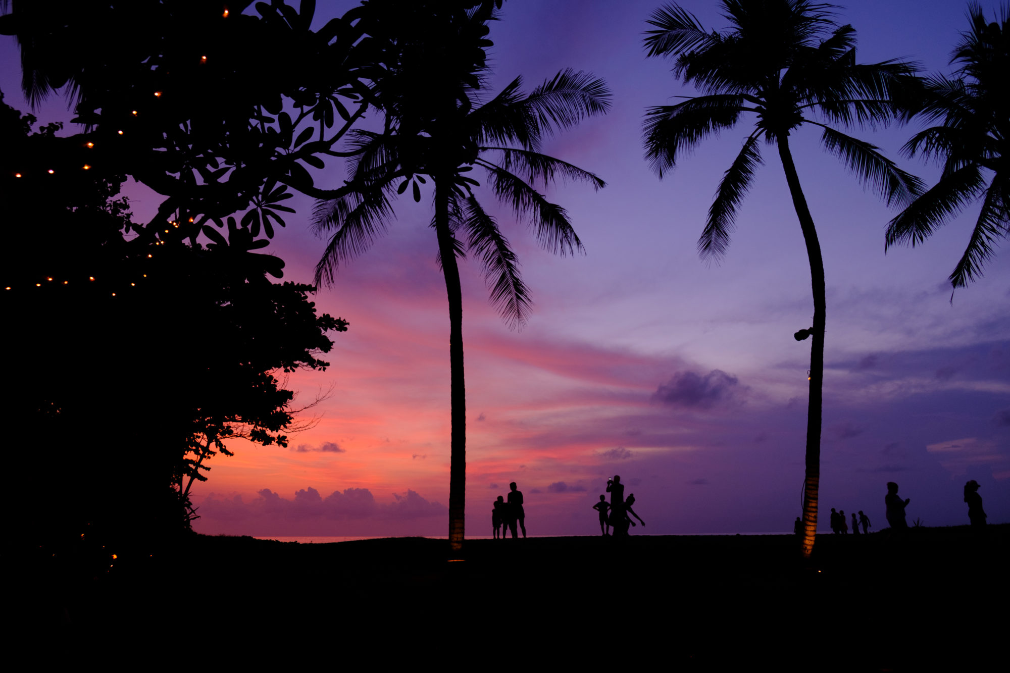 seminyak beach sunset